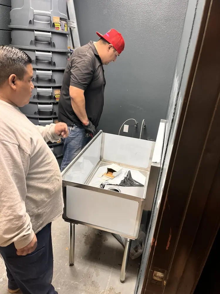Commercial plumbing and sink installation in Scuffleburg